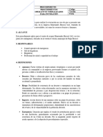 Procedimiento Operativo Normalizado para Inundacion