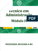 Modulo II - Psicologia Palicada A RH