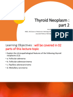 Thyroid Neoplasm - Part 02 - Associate Prof DR Kishore G Banerjee