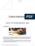 Custos Industrial Aula 02