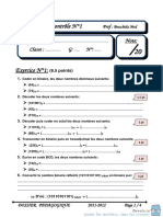 Devoir de Contrôle N°1 2012 2013 (Bouzbida Mohamed)