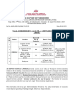 Advertisement of Chennai Recruitment