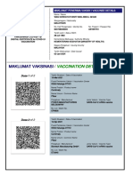 Maklumat Vaksinasi: Vaccination Details