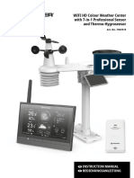 Manual de Utilizare Statie Meteo 7 in 1 Bresser MeteoChamp 7003510 Wi-Fi