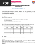 SPECIALIZED FABM2 Module 02 Week 02 - Statement of Financial Position Part 1