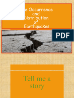 The Occurrence and Distribution of Earthquakes