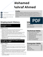 Mohamed Ashraf - Mechanical Engineer - Resume 