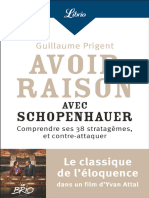 Avoir Raison Avec Schopenhauer