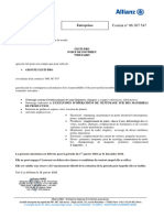 Attestation Assurance Nettoyage