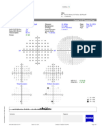 Single Field Analysis Central 10-2 Threshold Test