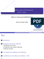 Evaluation Des Actifs Financiers Chap 1