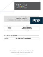 Feedback For Introduction To Law ITL152 2023 02 AF