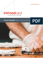 Food Handler Basic Course Study Guide