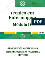 Enfermagem - Módulo IV - Enfermagem em Pacientes Criticos