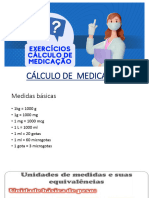 Cálculo de Medicação