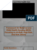 Framework For Maternal and Child Health Nursing