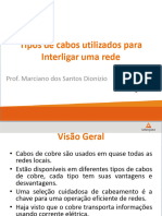 Aula 03 Tipos de Cabos Utilizados para Interligar Uma Rede