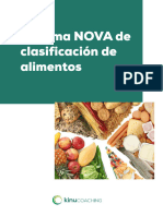 Clasificación NOVA de Los Alimentos