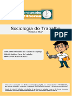 Sociologia Do Trabalho MÓDULO ESAF