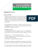 Plantilla CAGR