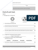 S8 - End of Unit 1 Test