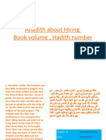 Ahadith About Hiring