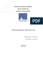 Tecnicas de Planificacion y Control (Pert - CPM)