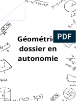 Géométrie Dossier en Autonomie