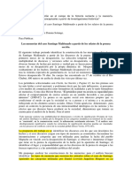 Las Memorias Sobre El Caso de Santiago Maldonado