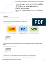 Cuestionario de Estudio para Evaluación Final Del IV Periodo GRADO 1° (Adicional Las Evaluaciones Finales de Los Periodos Anteriores) .