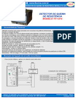 Catalogo Tecnico Detector Queima Resistencia Modelo TH 1474