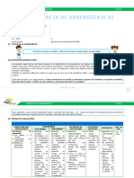 Experiencia de Aprendizaje 11 - V