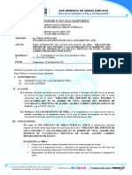 INFORME N°203-2023-SGOP/MPDC: "Año de La Unidad, La Paz y El Desarrollo"