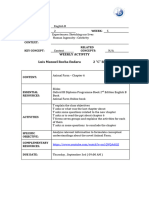 English B Asynchronous Activity # 5