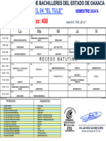 Horario - Grupo 408-1