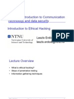 Introduction To Ethical Hacking (Presentation) Author Laszlo Erdodi