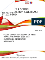 Orientation On RPMS 2023-2024