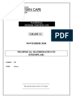 Technical Maths p2 QP Nov 2020 Eng