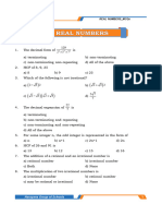 01 - REAL NUMBERS - MCQs