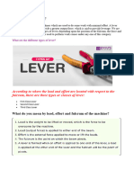 Types of Lever