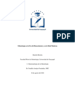 Odontologia en El Renacimiento y Edad Moderna, Mapa Conceptual