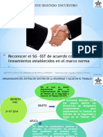 Reconocer El SG SST de Acuerdo A Los Lineamientos Establecidos en El Marco Normativo