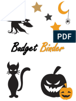 Budget Binder Halloween October 2019