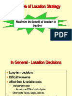 OM-Lecture 6 Location Strategies