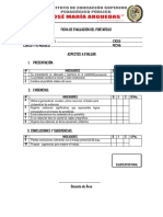 Ficha de Portafolio, Coevlauaciòn y Autoevaluacion