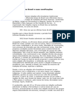 O Candomblé No Brasil e Suas Ramificações