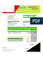 Invoice MTD Furniture