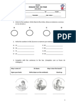 English Test-5Th Year