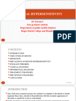 Dentinal Hypersensitivity Final