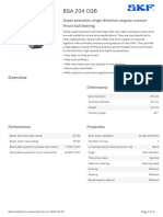 SKF BSA 204 CGB Specification